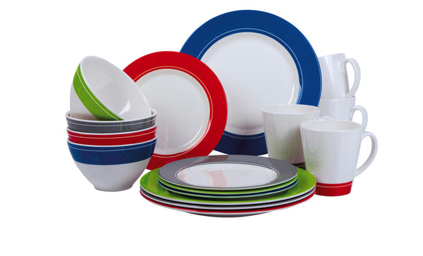 Camp4 Melamine Tableware Set "BURANO" for 4 persons - 918102 | Stahlor image 1