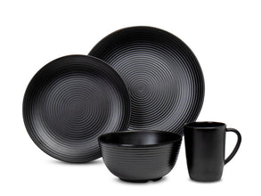 Camp4 Melamine tableware set LUND, black - 918106 | Stahlor image 1
