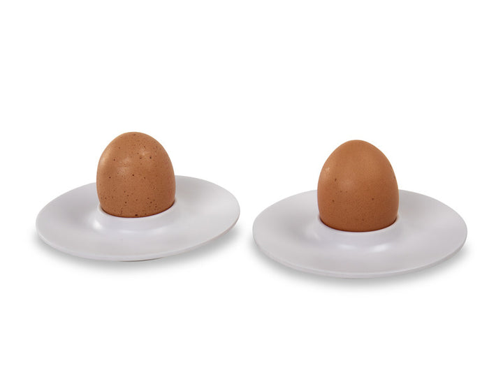 Melamine egg cup set LUND, white