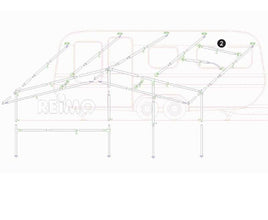 PIPER Tension rod steel 1,6-2,6m, three-part, Ø22x1,0 - 91815 | Stahlor image 1