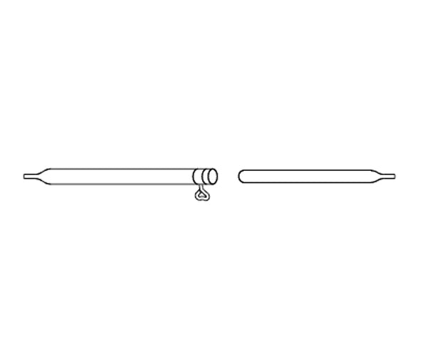 PIPER Storm pole curved steel 1,65 - 2,6m, three-part, Ø25x22mm - 91852 | Stahlor image 1