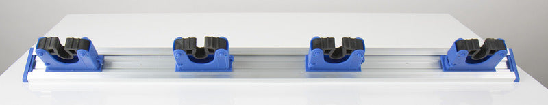 Reimo Broom holder with 5 clips in blue, 70cm - 91881 | Stahlor image 2