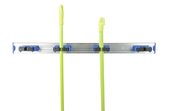 Reimo Broom holder with 5 clips in blue, 70cm - 91881 | Stahlor image 1