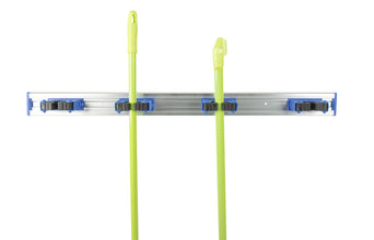 Reimo Broom holder with 5 clips in blue, 70cm - 91881 | Stahlor image 1