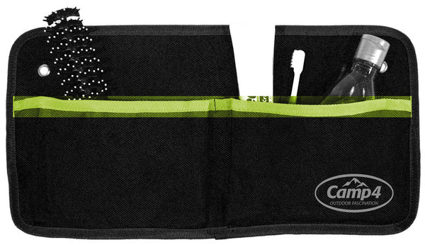 CAMP4 Utensilo TESSA 2, with 2 pockets, black/lime W40xH20cm, eye fastening. - 919263 | Stahlor image 1