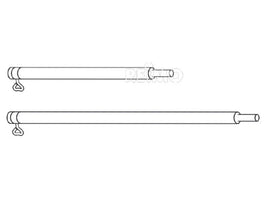 Piper Extension pole steel 1,0m, Ø32 x 1,5mm - 91951 | Stahlor image 1