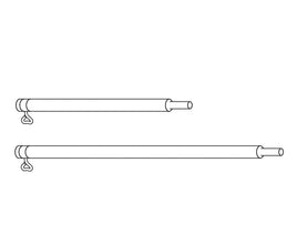 Piper Extension pole aluminium 1,0m, Ø25 x 1,2mm - 91965 | Stahlor image 2