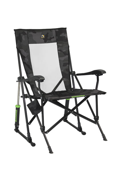 GCI Outdoor Roadtrip Rocker Folding Rocking Chair, Camouflage