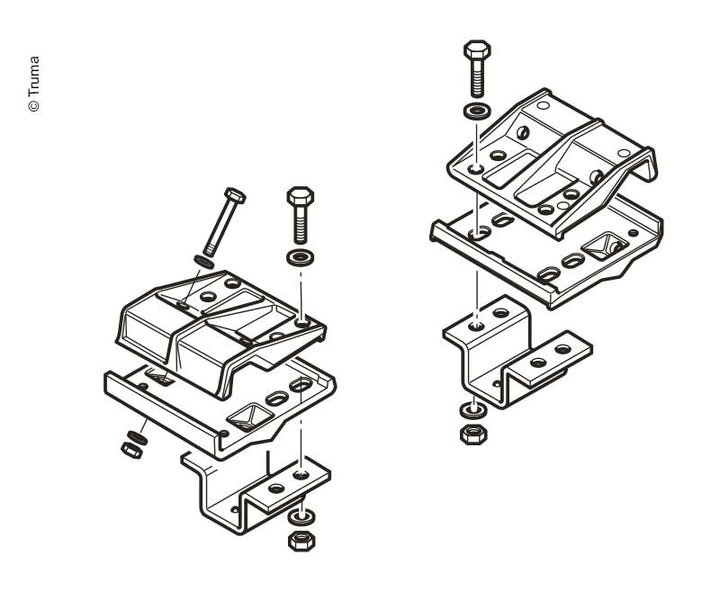 BWP-Standard frame set EM/CM Euro Mover II, frame height min.185mm