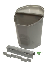 CAMP4 Waste garbage can with lid - 6 l - gray - 92108 | Stahlor image 1