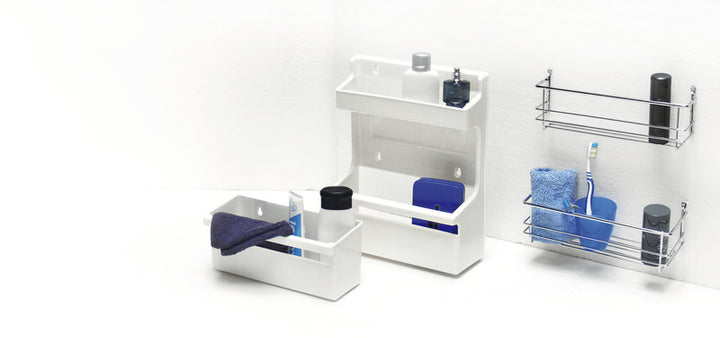 Universal rack L in white