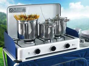 CAMP4 Stainless steel pot set with glass lid, 6 pieces - 92207 | Stahlor image 8