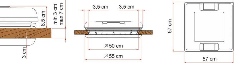 Fiamma Vent 50 white