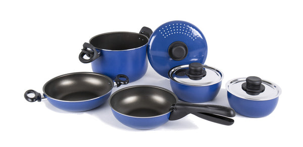 CAMP4 Alu camping cookware with non-stick coating - 9 pieces - 92313 | Stahlor image 1