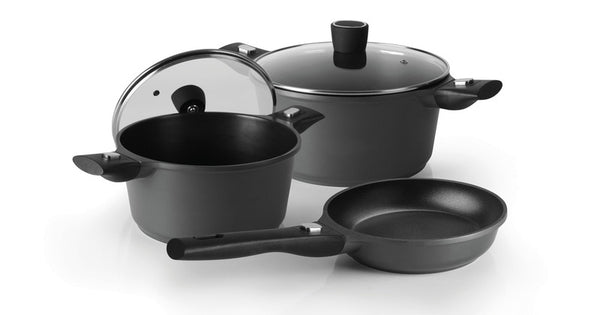 Reimo Alu pot set with non-stick coating - 5 pieces - 92317 | Stahlor image 1