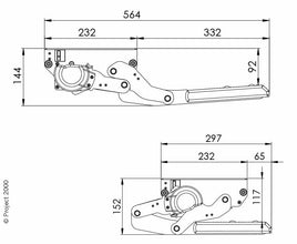 Lippert S-Series electric step 700 mm 12 V - 92357 | Stahlor image 2