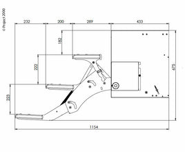 LIPPE Z-series electric double step 480 mm 12 V - for large motorhomes - 923722 | Stahlor image 2