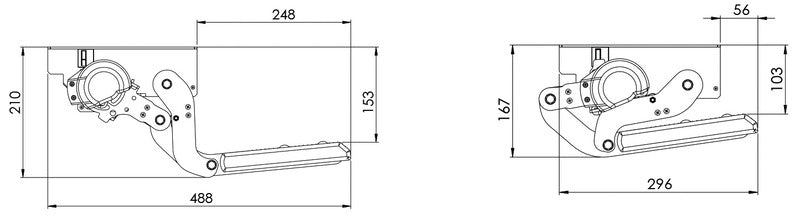 Lippert Series T electric 12 V step - 480 mm - 92372 | Stahlor image 2