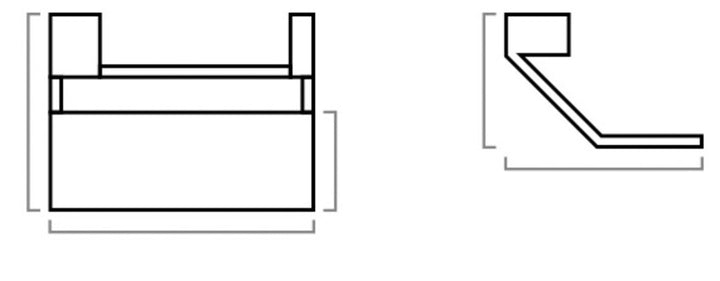 Series R 12 V electric step - 523 mm