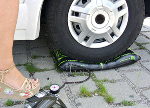 FLAT Tire air cushion flat-jack Camper - Up to 255 mm tire width - 92546 | Stahlor image 3