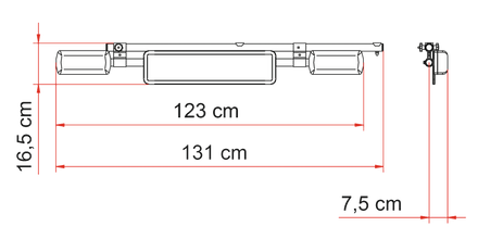 Fiamma Number Plate Light