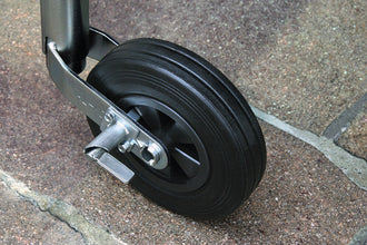 AL-KO Jockey wheel 200x50mm solid rubber, rim plastic, pipe 48mm, Alko - 92749 | Stahlor image 2