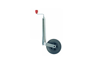 AL-KO Jockey wheel 200x50mm solid rubber, rim plastic, pipe 48mm, Alko - 92749 | Stahlor image 1