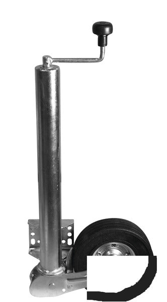 ALKO Support wheel solid rubber 225x70mm,60mm, fold-away - 92776 | Stahlor image 1