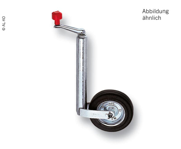 ALKO support wheel 200x50mm,D 48 mm, solid rubber with steel rim - 92795 | Stahlor image 1