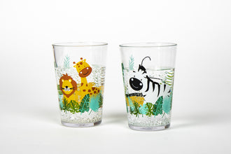 Camp4 Drinking glasses with SAFARI motif in set of 2 - 929182 | Stahlor image 1