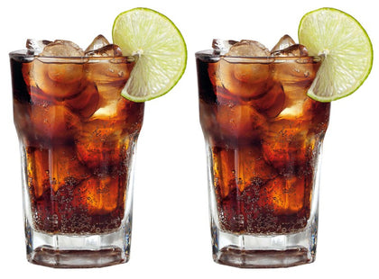 Tritan Juice Glass Set of 2, 400 ml (BPA-Free)