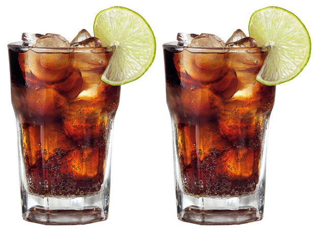 Tritan Juice Glass Set of 2, 400 ml (BPA-Free)