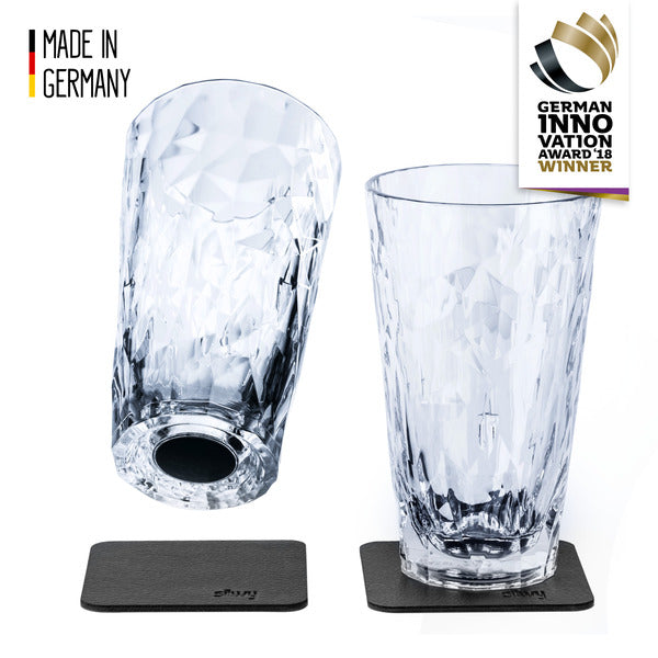 Magnet plastic glasses LONGDRINK 0.3 l - set of 2