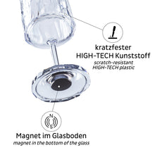 silwy Magnet plastic glasses WEIN 0.3 l with pads - set of 2 - 929502 | Stahlor image 3
