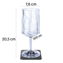 silwy Magnet plastic glasses WEIN 0.3 l with pads - set of 2 - 929502 | Stahlor image 7