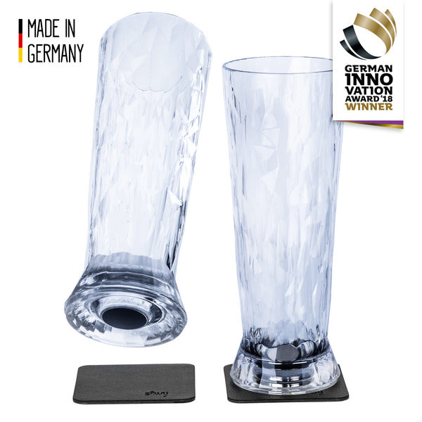 silwy Magnet plastic glasses BEER 0.5 l - set of 2 - 929504 | Stahlor image 1
