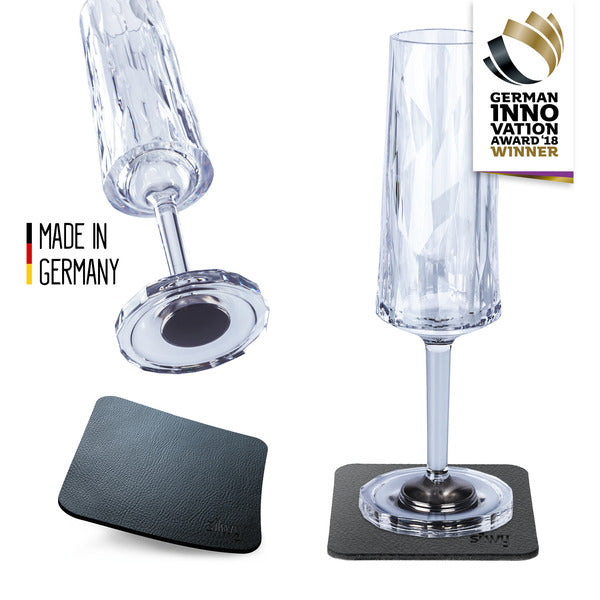 silwy Magnet plastic glasses SEKT 0,15 l - set of 2 - 929505 | Stahlor image 1