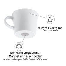 silwy Porcelain Magnet Espresso Cups - Set of 2 - 929510 | Stahlor image 3