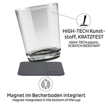 silwy Magnet plastic drinking cup PEARL GRY - set of 2 - 929530 | Stahlor image 3