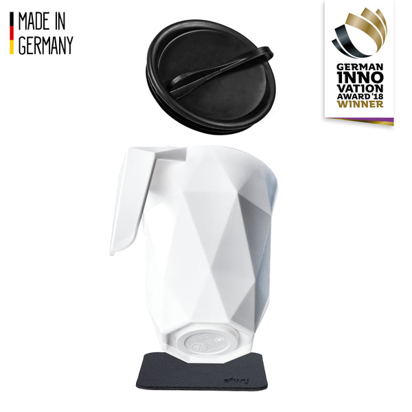 silwy Plastic Handle Mug TO GO - Pad Black - 929540 | Stahlor image 1