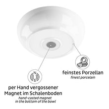 silwy Porcelain magnetic food bowl - white - 929555 | Stahlor image 2
