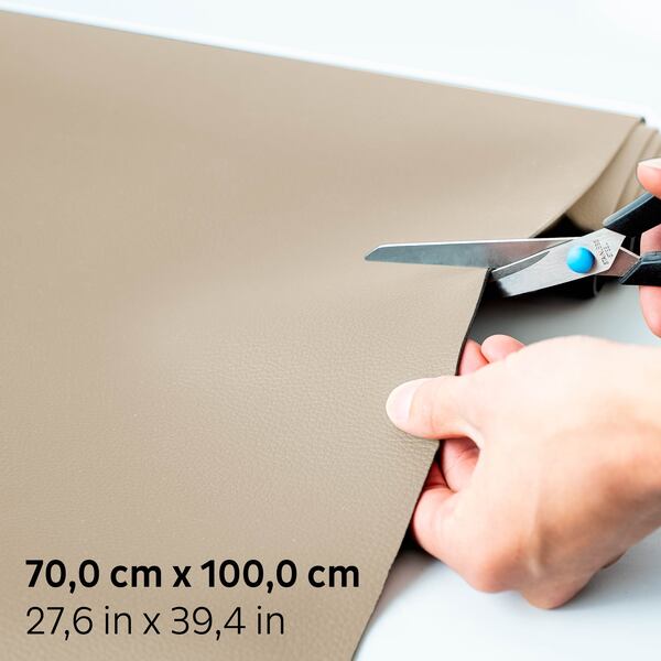 silwy Metal Nano Gel Mat, Beige, 36 x 27 cm