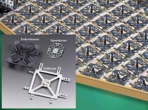 Froli bed system Travel Additional package 12 elements + 12 base crosses