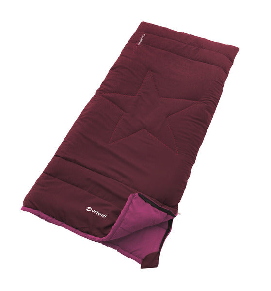 Outwell Kids Sleeping Bag CHAMP, Deep Red 150x70 cm - 930453 | Stahlor image 1