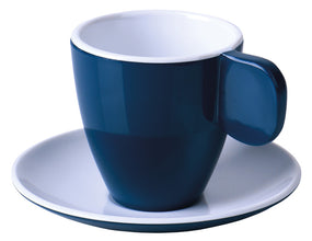 Camp4 Melamine espresso cups,set of 2,dark grey/white,2 cups+2 coasters - 930932 | Stahlor image 1