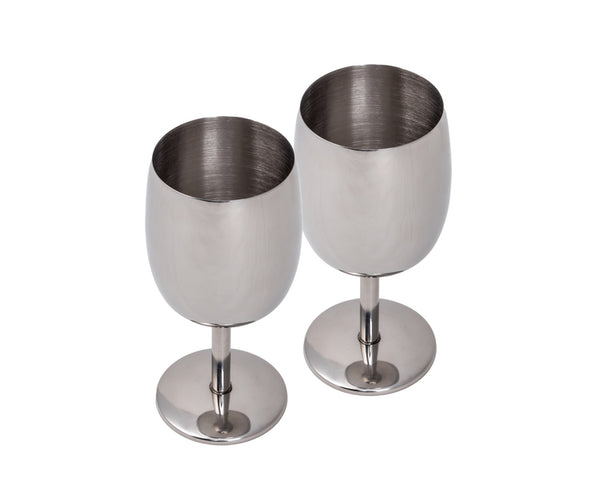 CAMP4 Stainless steel wine goblet - set of 2 - 930938 | Stahlor image 1
