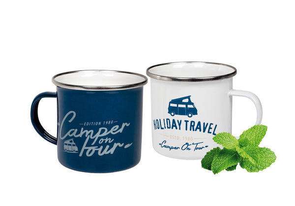 HOLID Bay City enamel mug - set of 2 - 930964 | Stahlor image 1