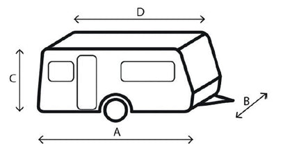 Brunner Caravan Protective Cover 600 - 650 cm