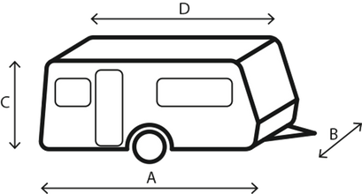 Brunner Caravan Protective Cover 450 - 500 cm