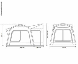 Outdoor Revolution Bus awning Movelite T1 Tail - 936947 | Stahlor image 4